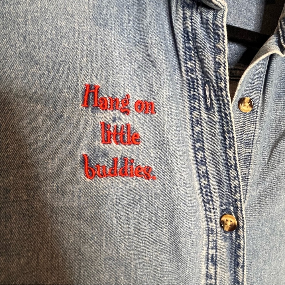 Vintage | Winnie the Pooh Chambray Blouse - Picture 4 of 4